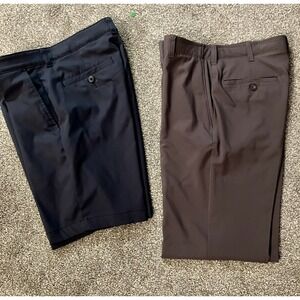 Ben Hogan Lot 2‎ Golf Pants Shorts 30 Navy Gray Stretch Men's